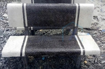 Ghế Đá Hai Màu Trắng Đen