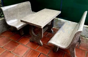 Bộ liền tựa màu xám